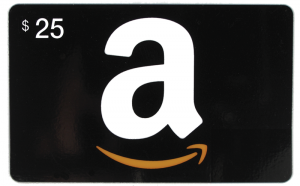 Prize: $25 Amazon Gift Card